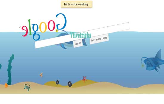 google gravity under water