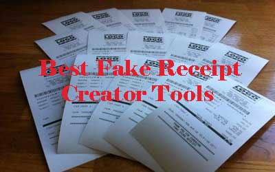 Best Fake Receipt generator Tools