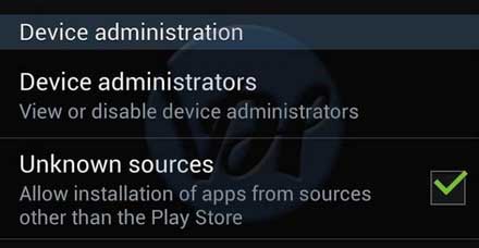 unknown sources app installation