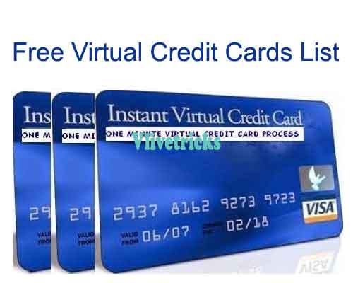 Free Virtual Credit Card Providers 2020 For Bypass Verification Vlivetricks - how to get free robux with fake credit card