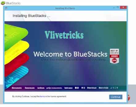 bluetacks-installing