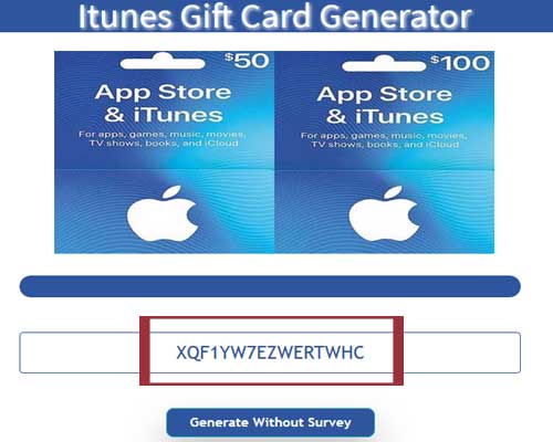 itunes gift card generator tool