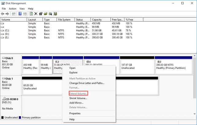 disk-extend-volume