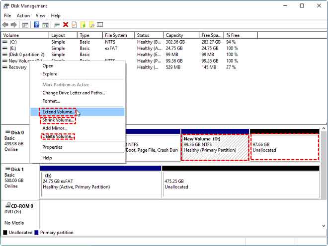 format external hard drive windows 7 idsk management clean