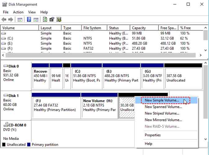 disk management windows