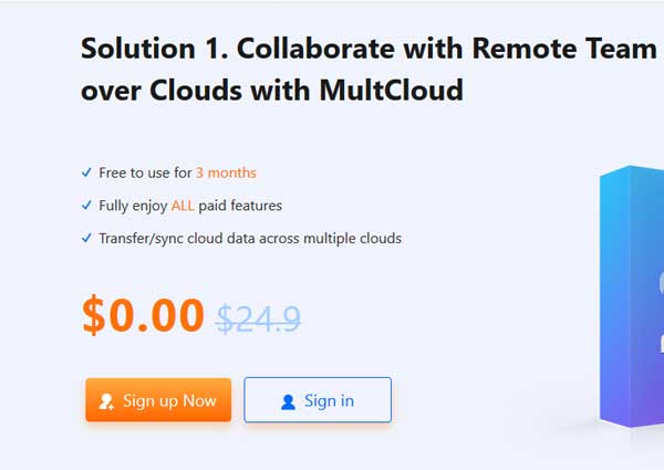 multcloud sign up for premium free trial