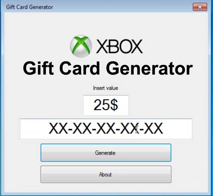 Xbox gift card codes free Generate 5, 15, 25 xbox code