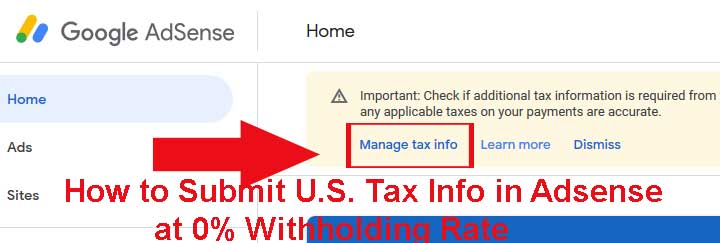 united states tax info Declration form submit