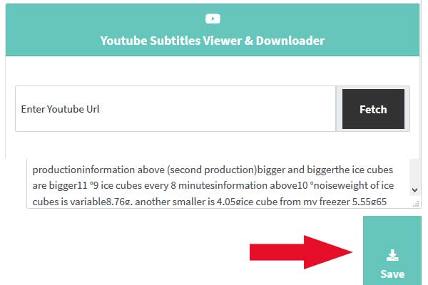 download youtube subtitles as text online