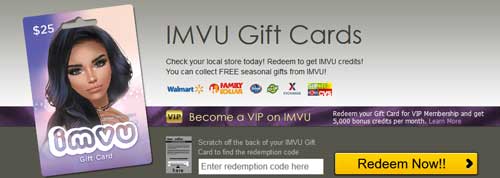 gift card for imvu access pass