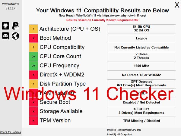 download window 11 compatibility check tool