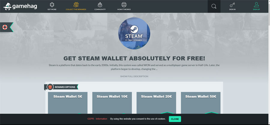 steam code generator 2018