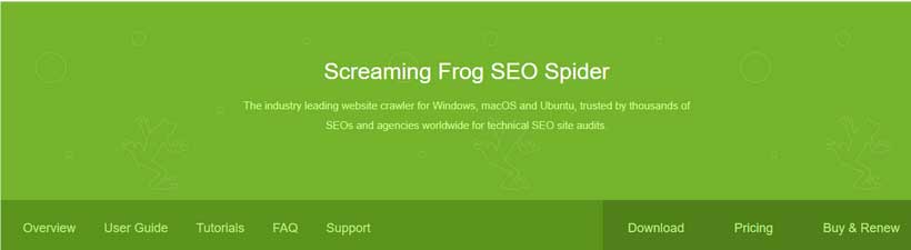 Screaming Frog SEO Spider