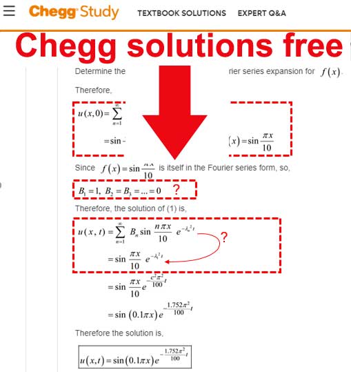 chegg solutions free