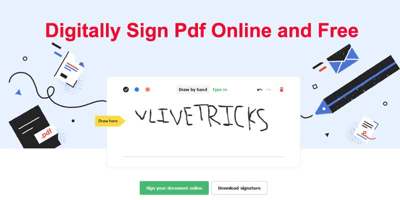 digitally sign PDF online free