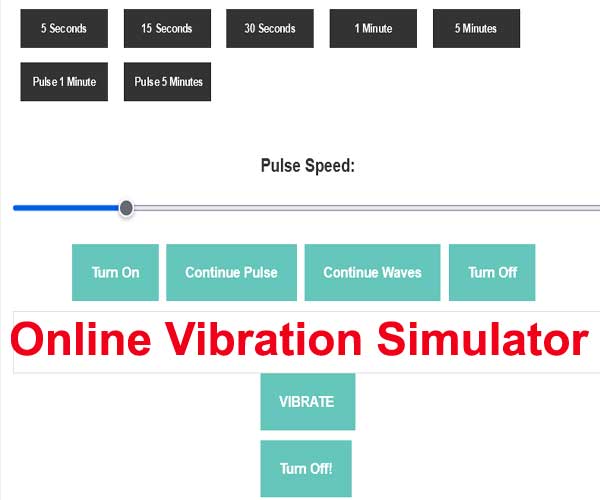 online vibrate my phone tool