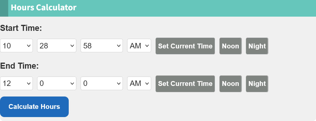 How Many Hours Is how many hours ? - Calculator
